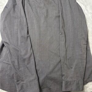 Calvin Klein Gray Striped Shirt